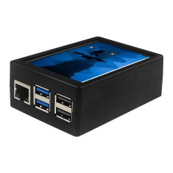 Raspberry Pi 5 LCD 3.5 Inch Touch Display with ABS Case  Active Cooler Kit